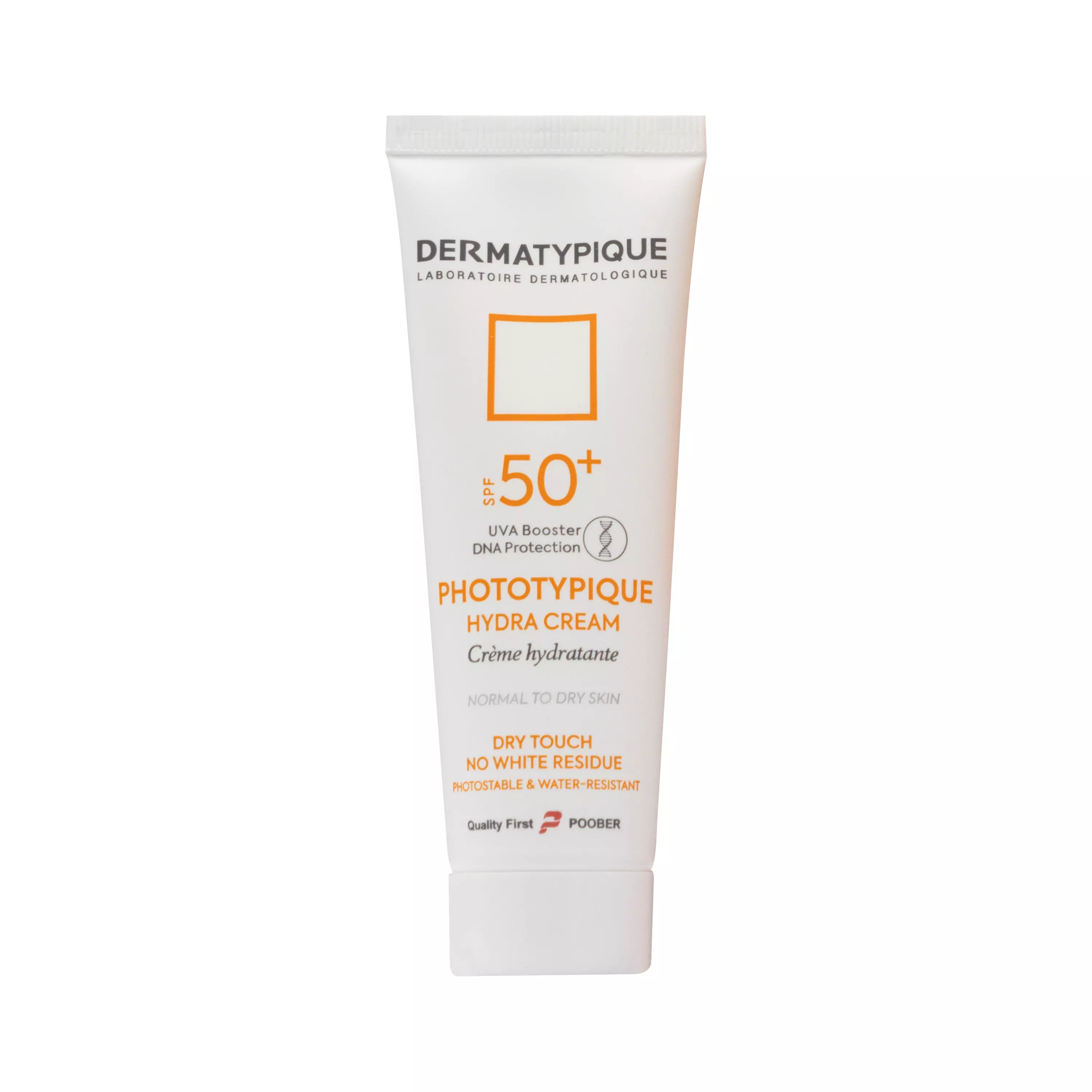 کرم ضد آفتاب بی رنگ پوست خشک +SPF50 درماتیپیک